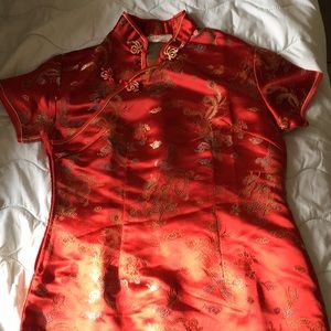 red dress bought in china